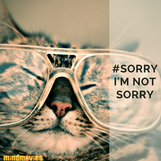 sorry Iâ€™m not sorry