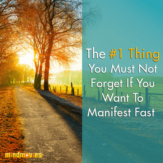 The #1 Thing You Must Not Forget If You Want To Manifest Fast