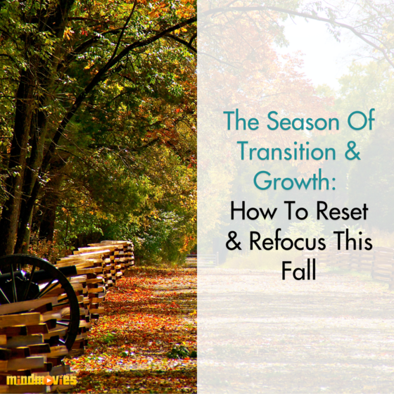 The Season Of Transition & Growth: How To Reset & Refocus This Fall